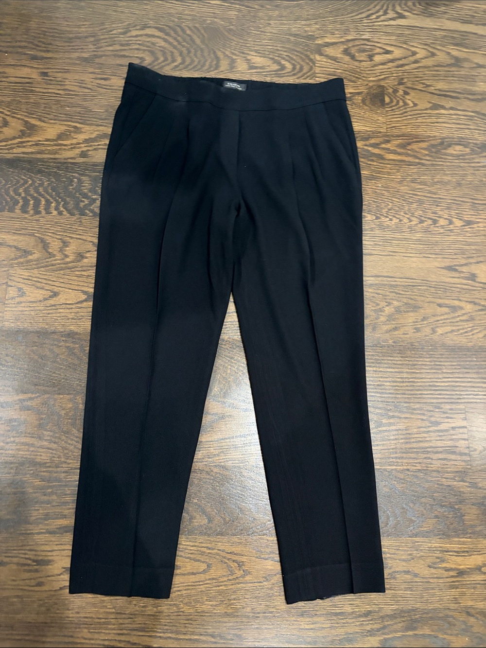 Babaton Black Tailored Pleat Front Trousers